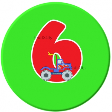 Button 56 mm 6 jaar boy